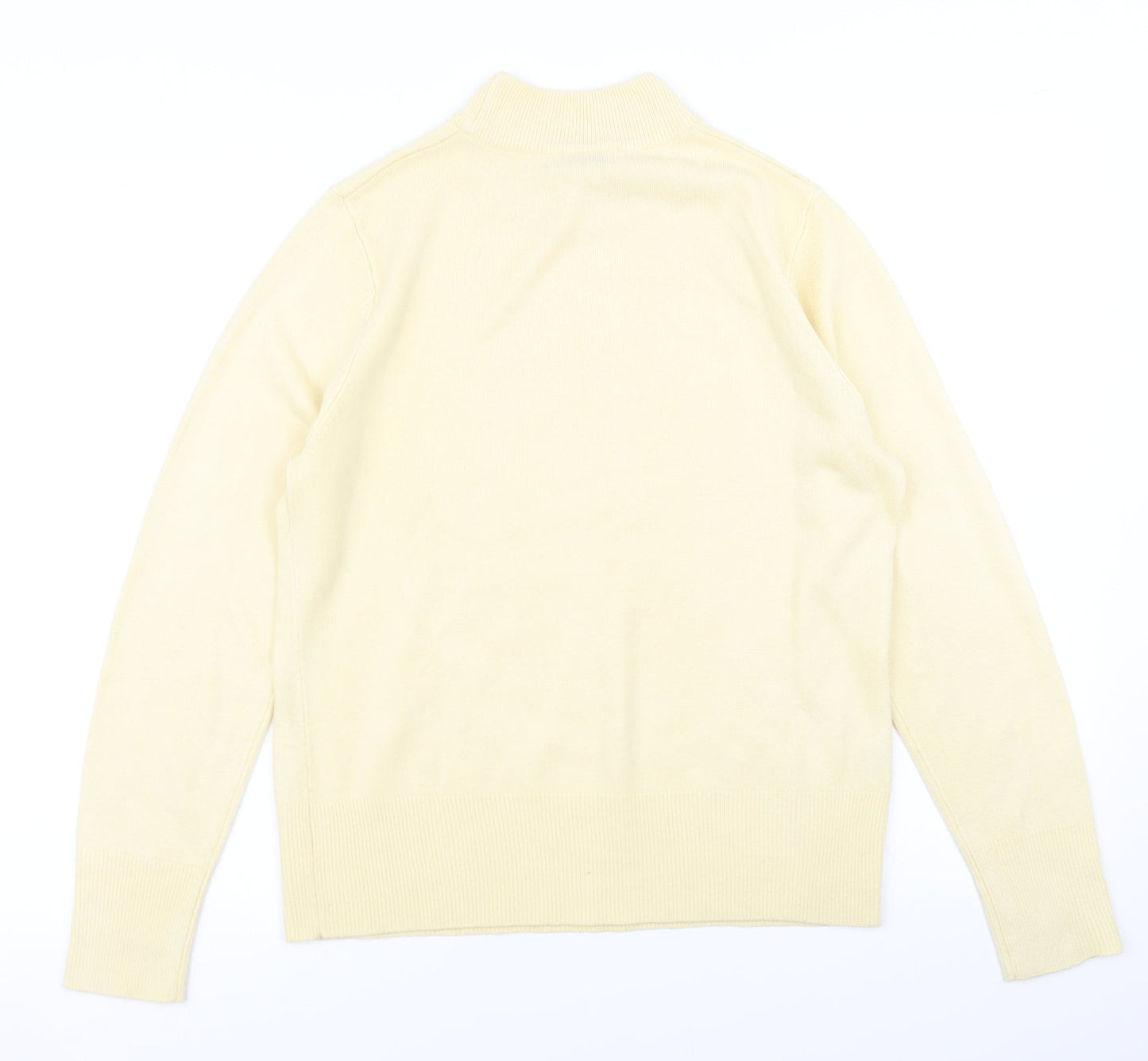 Papaya Womens Yellow  Knit Pullover Jumper Size 12