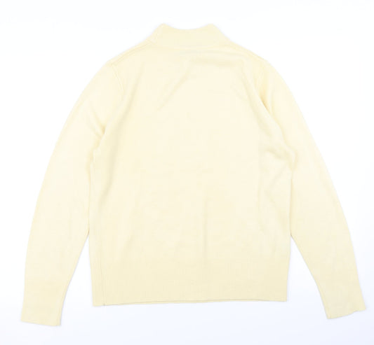Papaya Womens Yellow  Knit Pullover Jumper Size 12