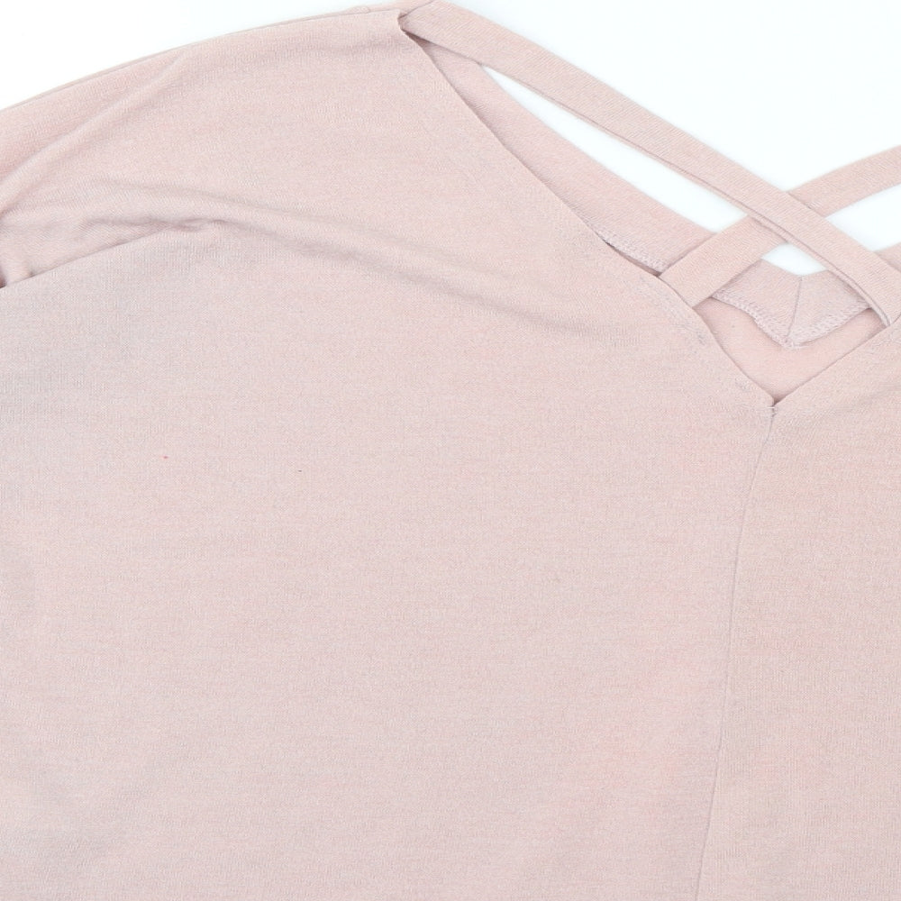 River Island Womens Pink   Pullover Jumper Size 12