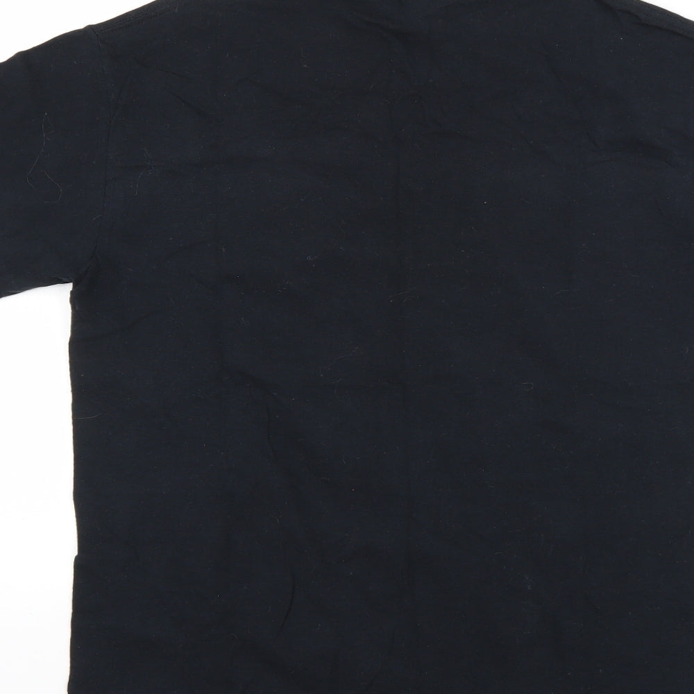 Boohoo Mens Black    T-Shirt Size S