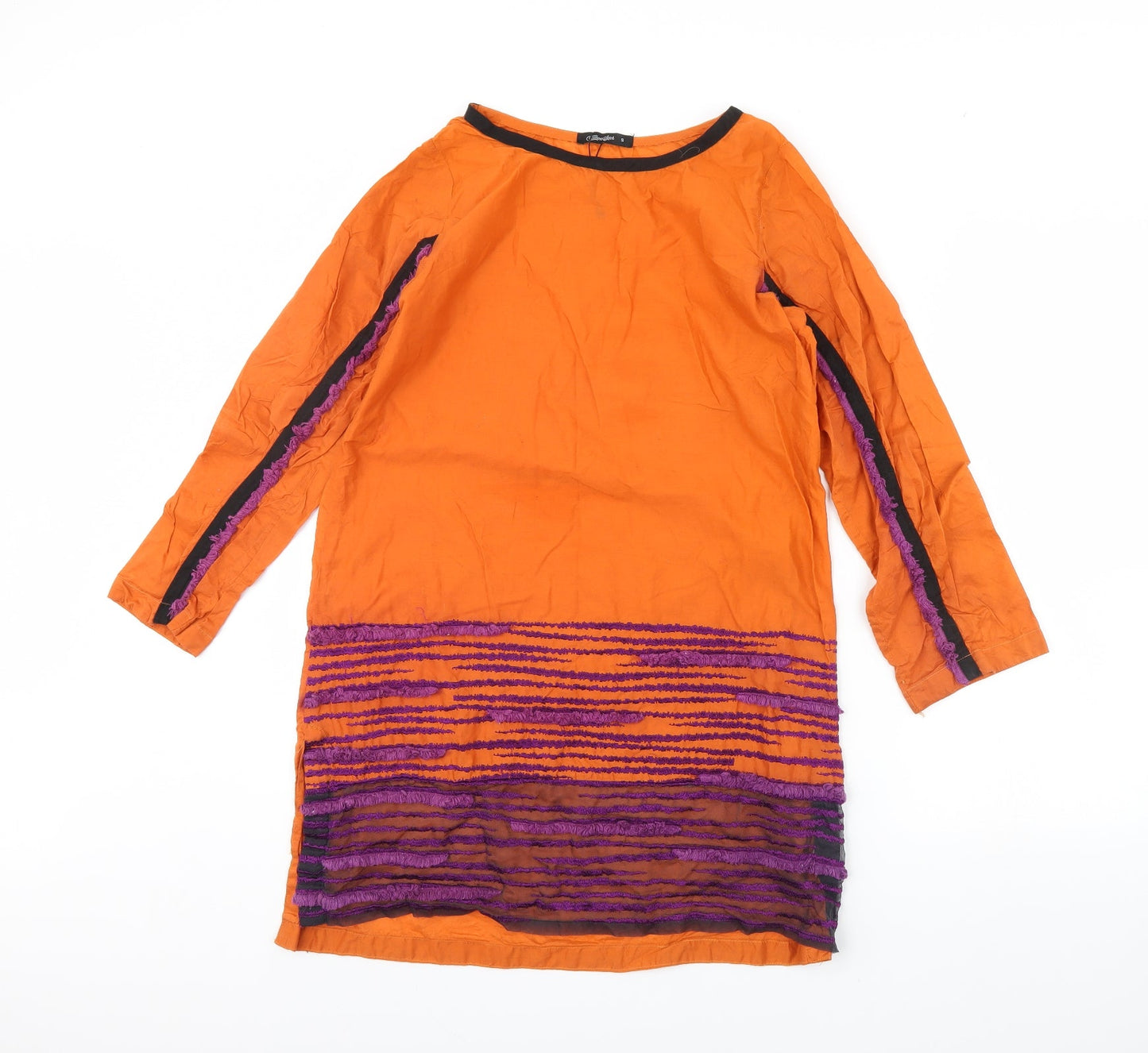 Preworn Womens Orange   Basic Blouse Size S