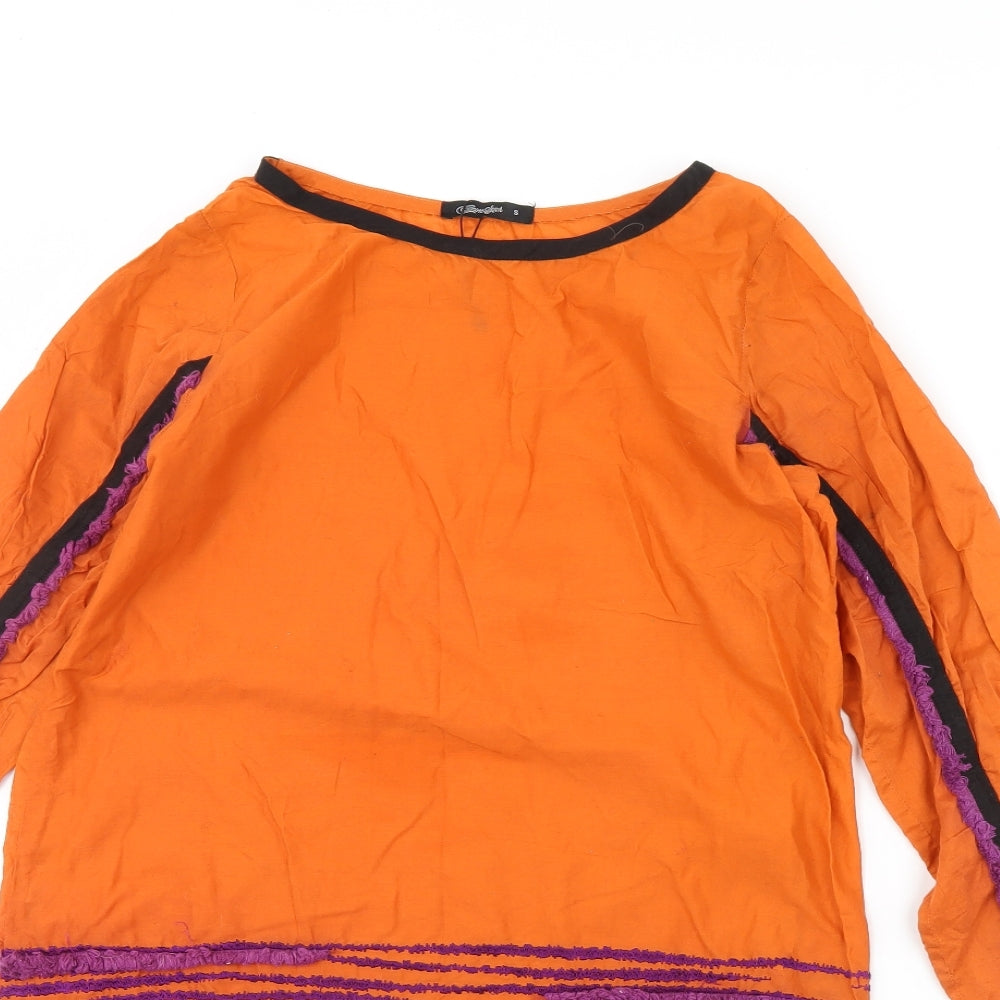 Preworn Womens Orange   Basic Blouse Size S
