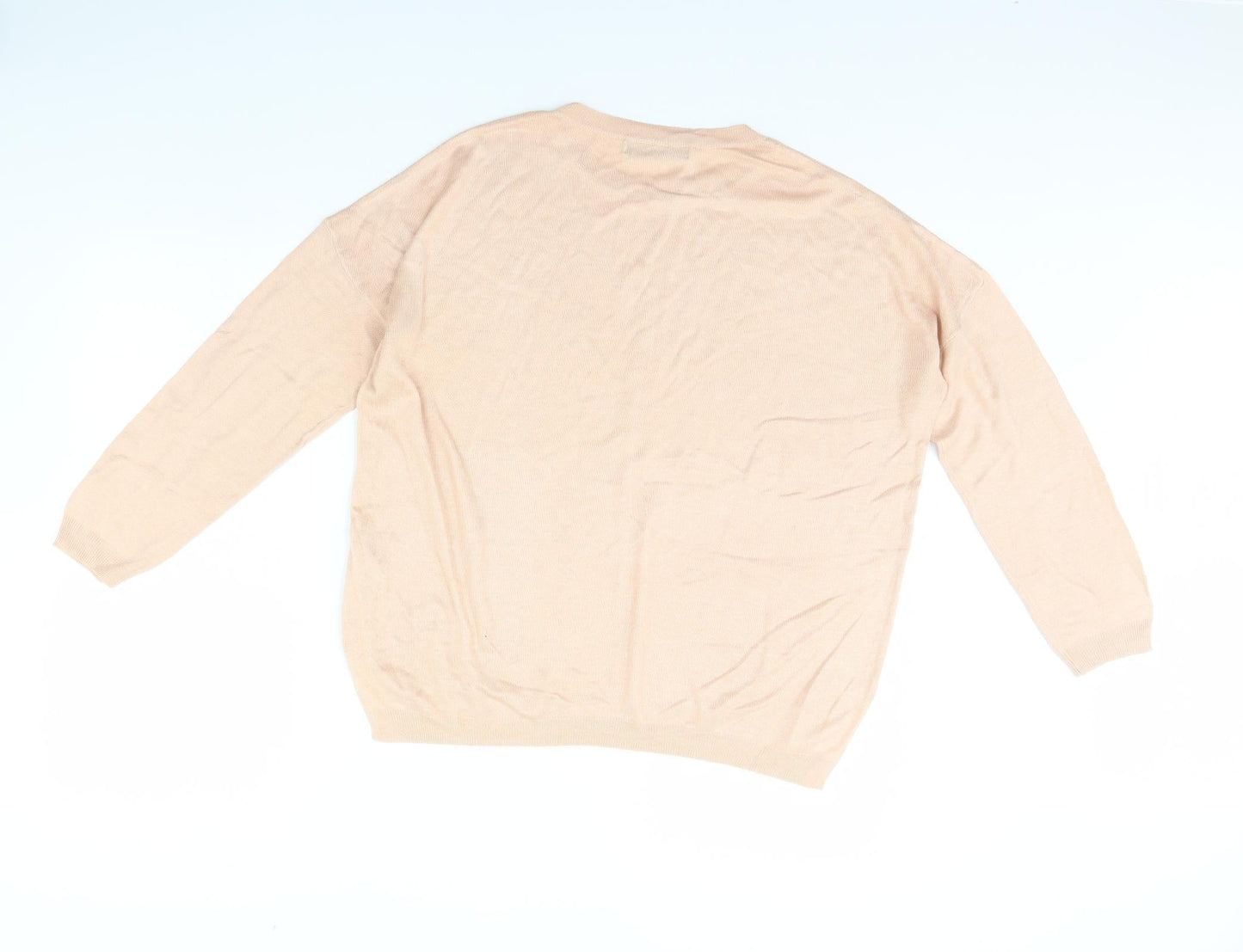 M&S Womens Pink   Pullover Jumper Size L