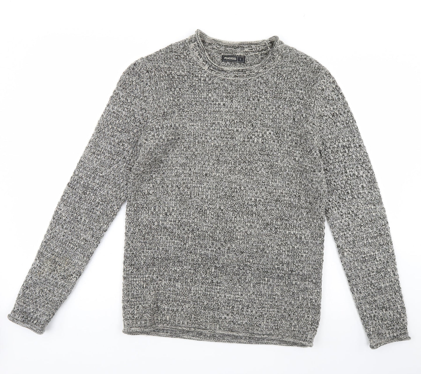 Peacocks Womens Beige Herringbone  Pullover Jumper Size S