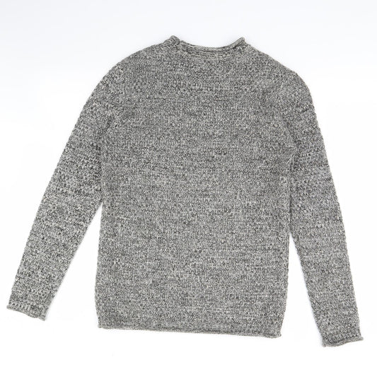 Peacocks Womens Beige Herringbone  Pullover Jumper Size S