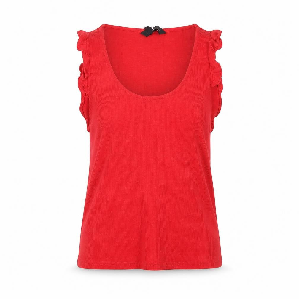 New Look Womens Red   Basic Tank Size 10