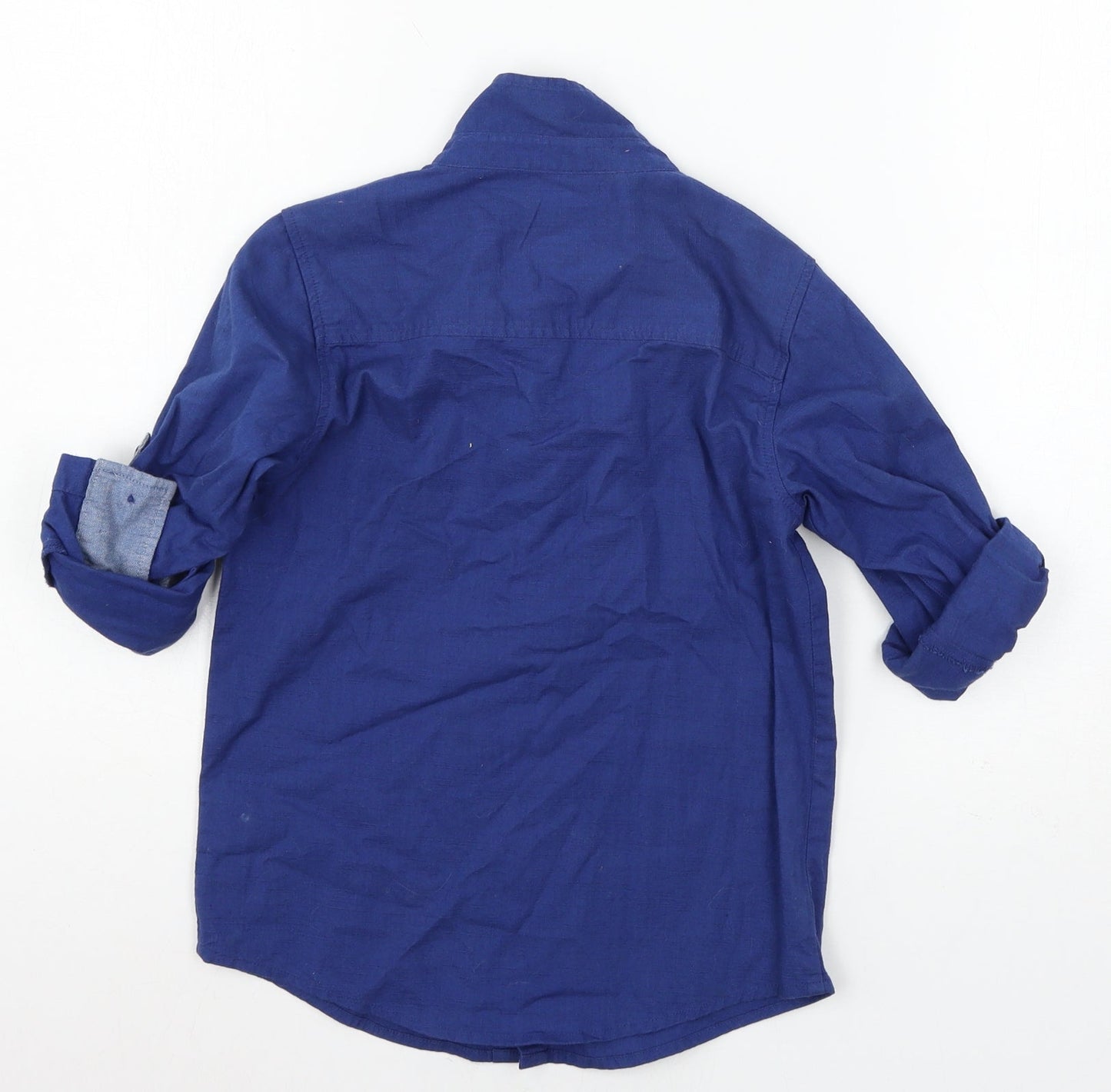 Team Spirit Boys Black   Basic Button-Up Size 7-8 Years