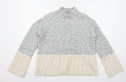 Papaya Womens Green  Knit Pullover Jumper Size S