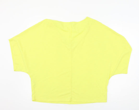 OVS Womens Yellow  Jersey Basic Blouse Size M
