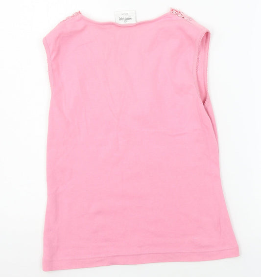 Nouveau Edition Womens Pink  Jersey Basic Tank Size M