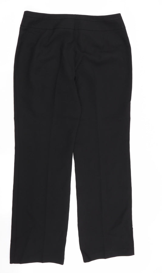 Preworn Womens Black   Trousers  Size 30 in L31 in