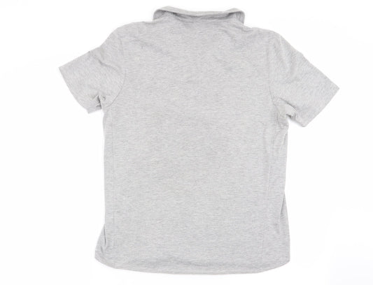 Religion Mens Grey    Polo Size M