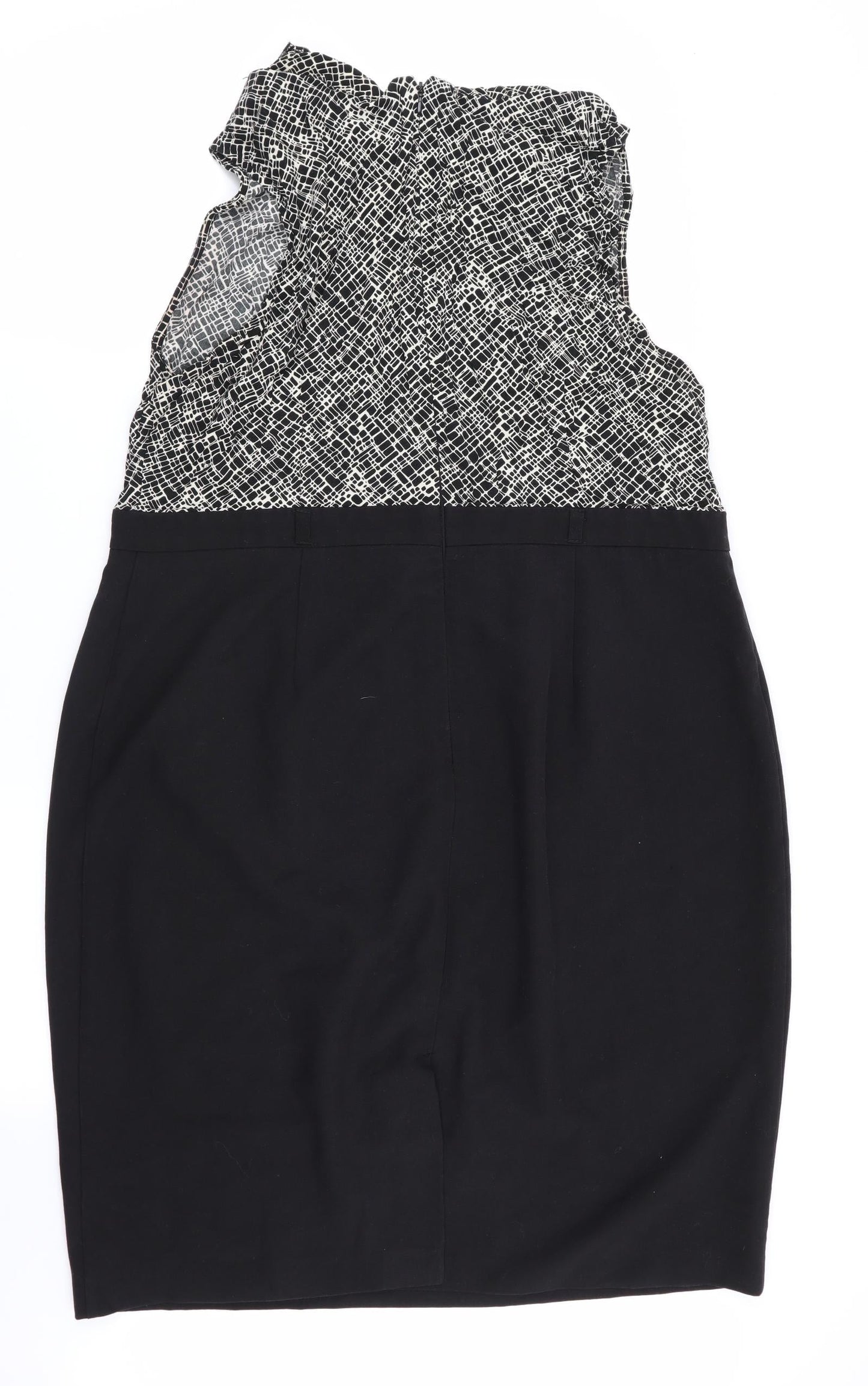 BHS Womens Multicoloured Geometric  Fit & Flare  Size 20