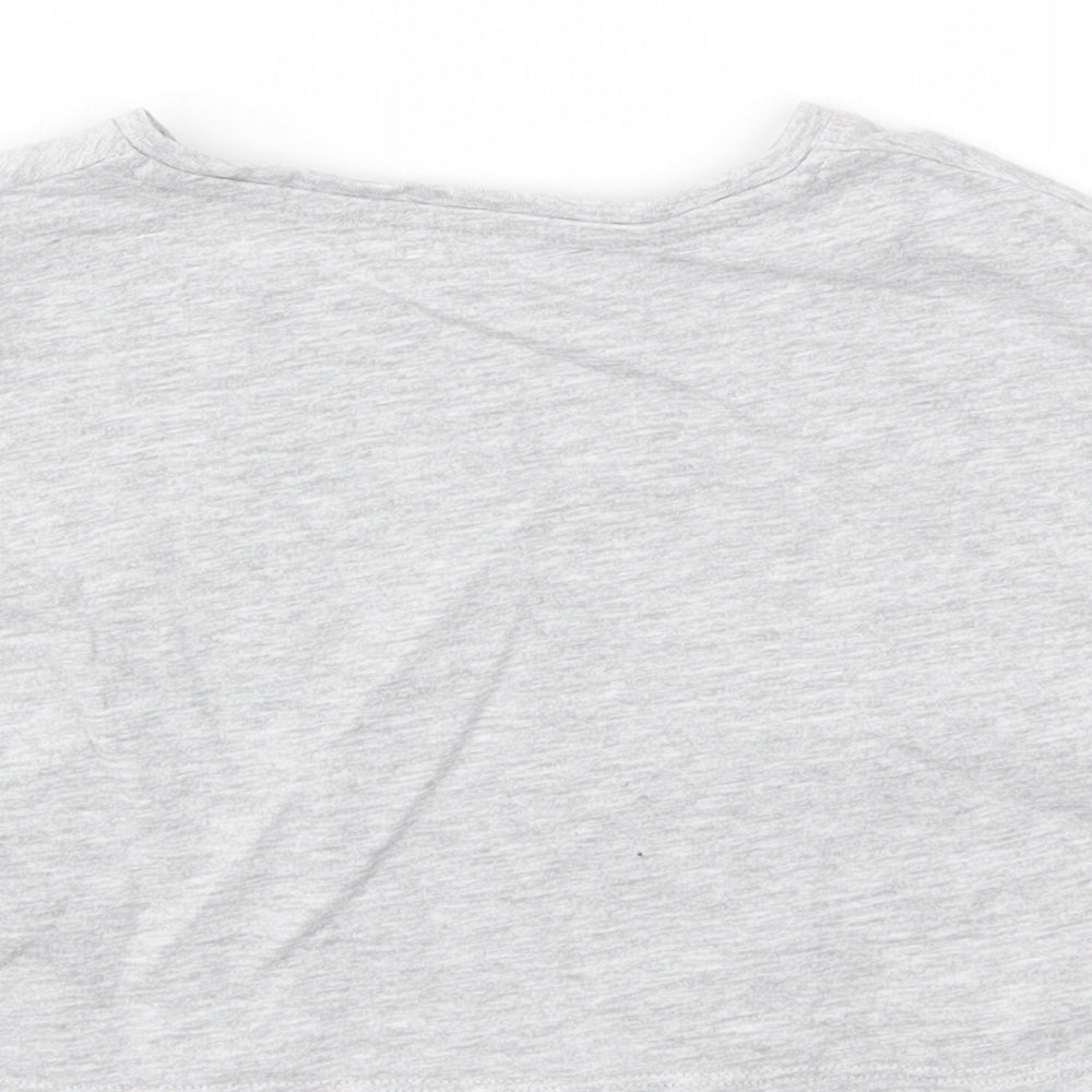 Matalan Girls Grey   Basic T-Shirt Size 6 Years