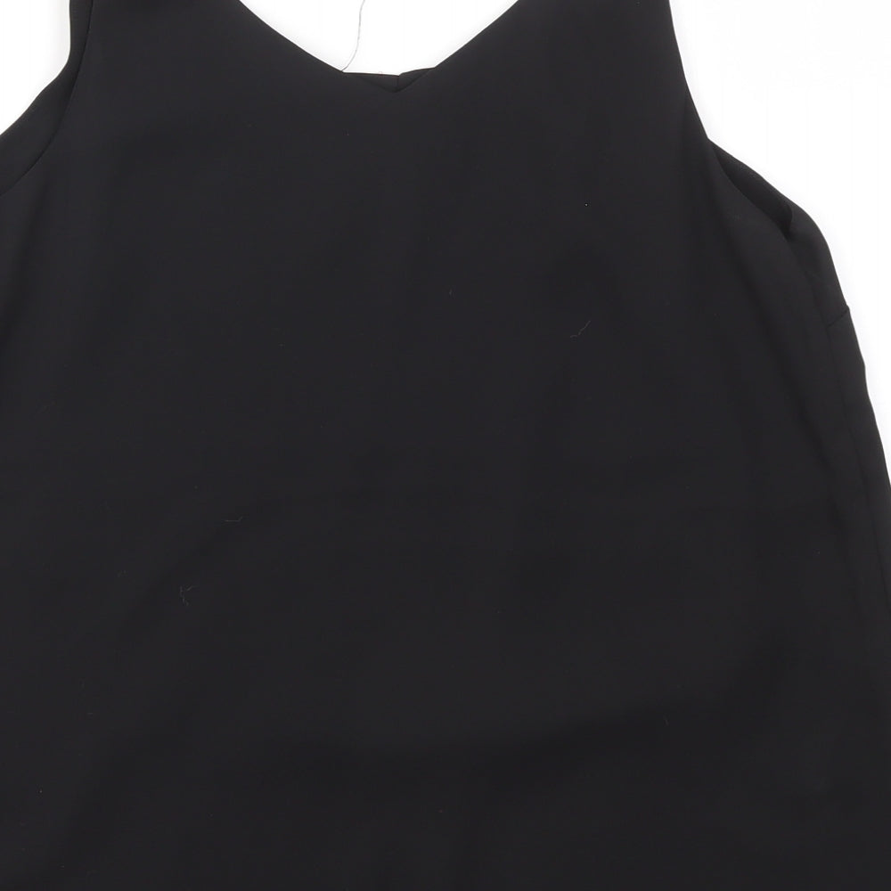 Dorothy Perkins Womens Black   Basic Blouse Size 8