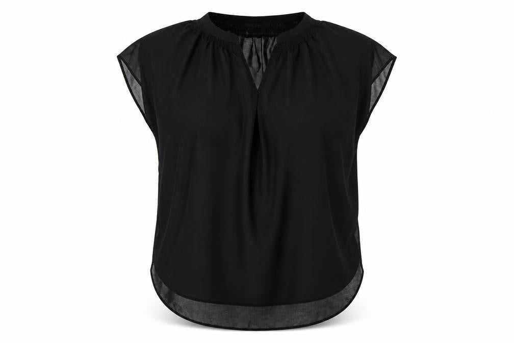 Evans Womens Black   Basic Blouse Size 14