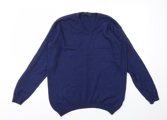 PETER GRIBBY Mens Blue   Pullover Sweatshirt Size L