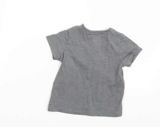 TU Girls Grey   Basic T-Shirt Size 9-12 Months