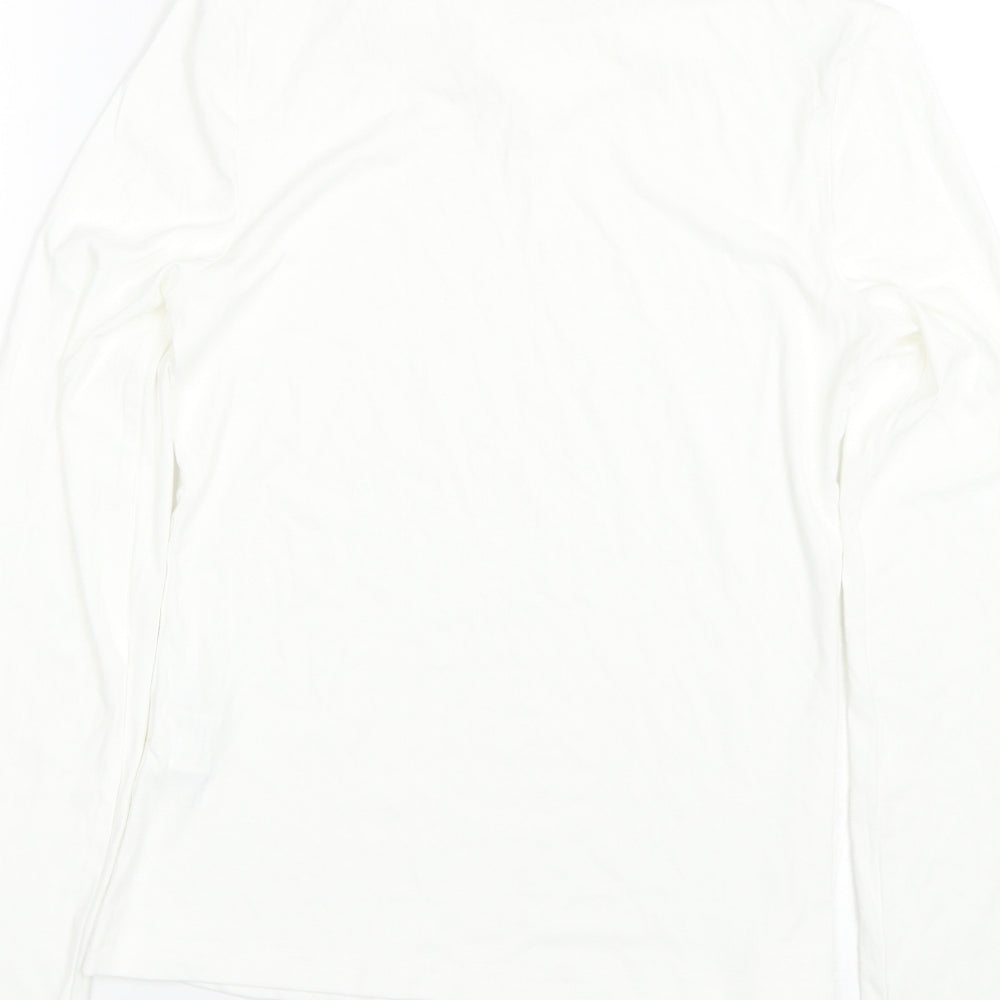 Shien Womens White   Basic T-Shirt Size L