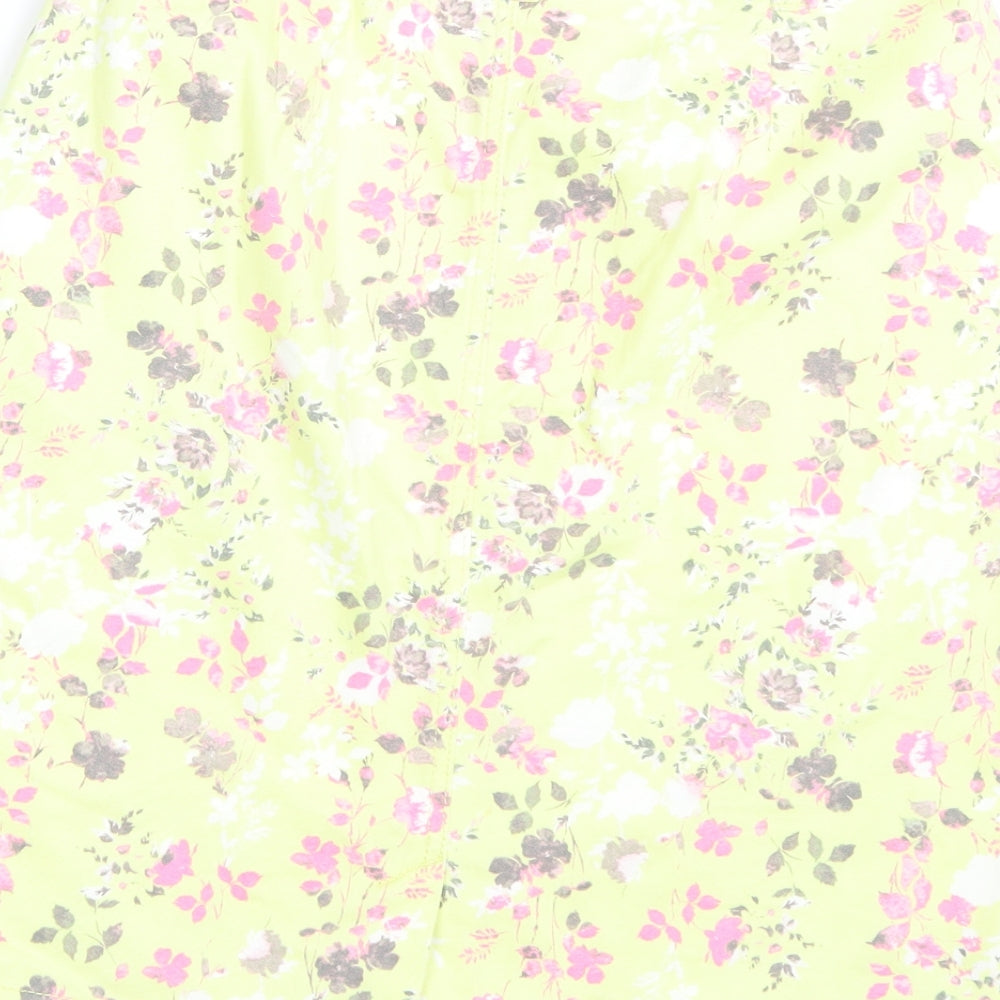 ANNE WEYBURN Womens Multicoloured Floral  Bandage Skirt Size 10