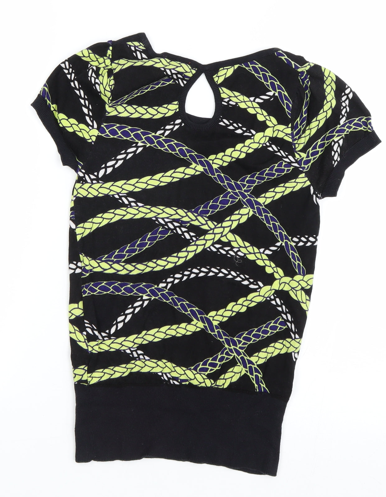 H&M Womens Multicoloured Striped  Pullover Jumper Size 10