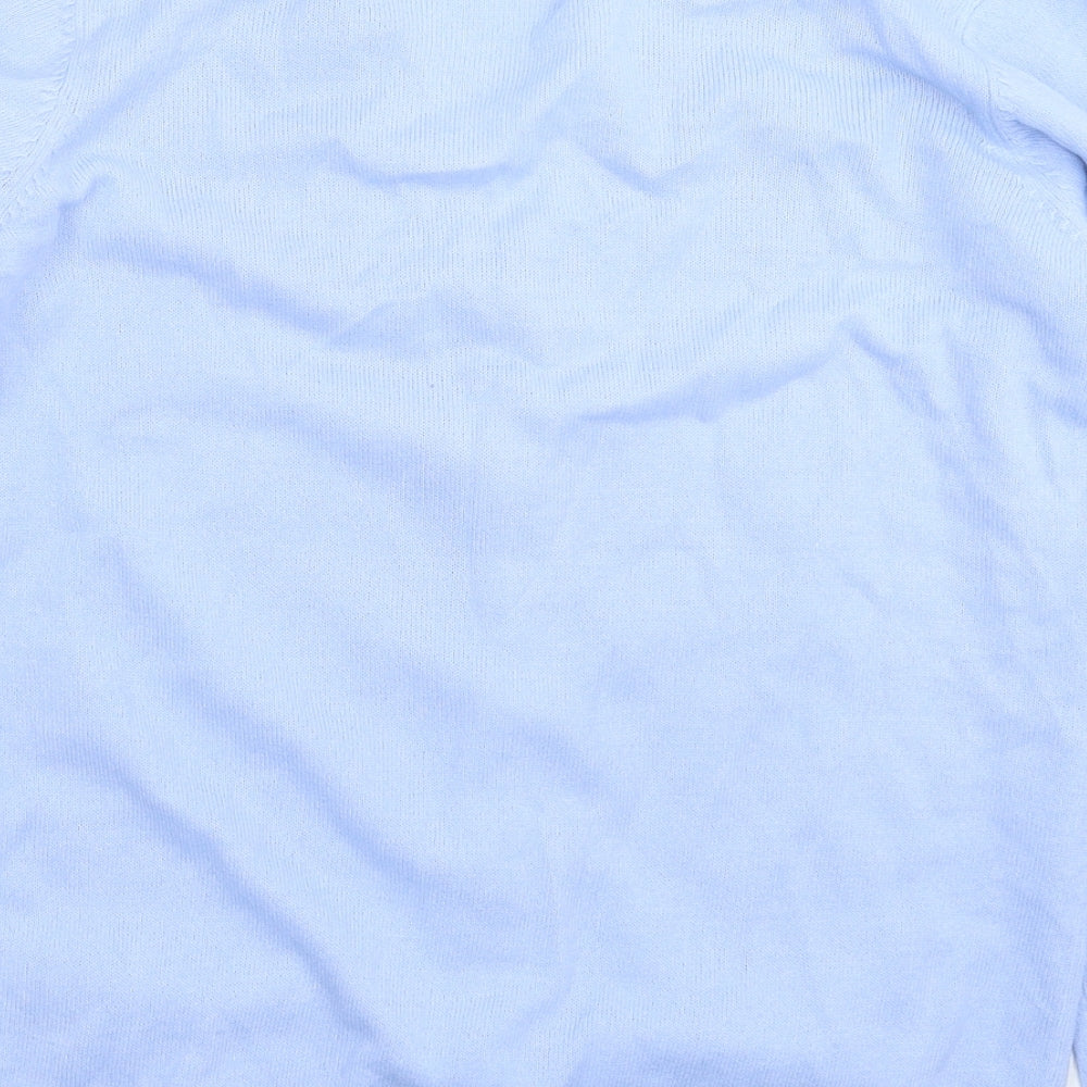 Isle Womens Blue  Knit Cardigan Jumper Size 12