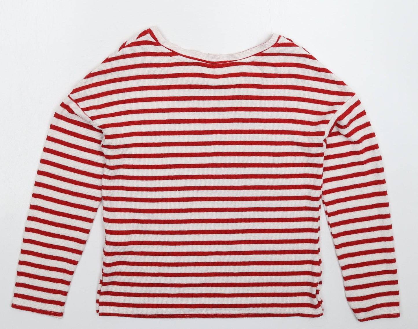 H&M Womens Multicoloured Striped Knit Pullover Jumper Size XS