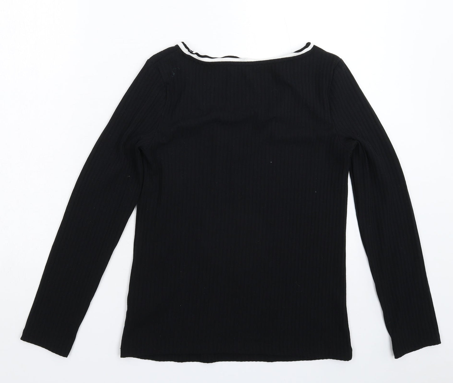 Marks and Spencer Womens Black  Knit Pullover Jumper Size 10