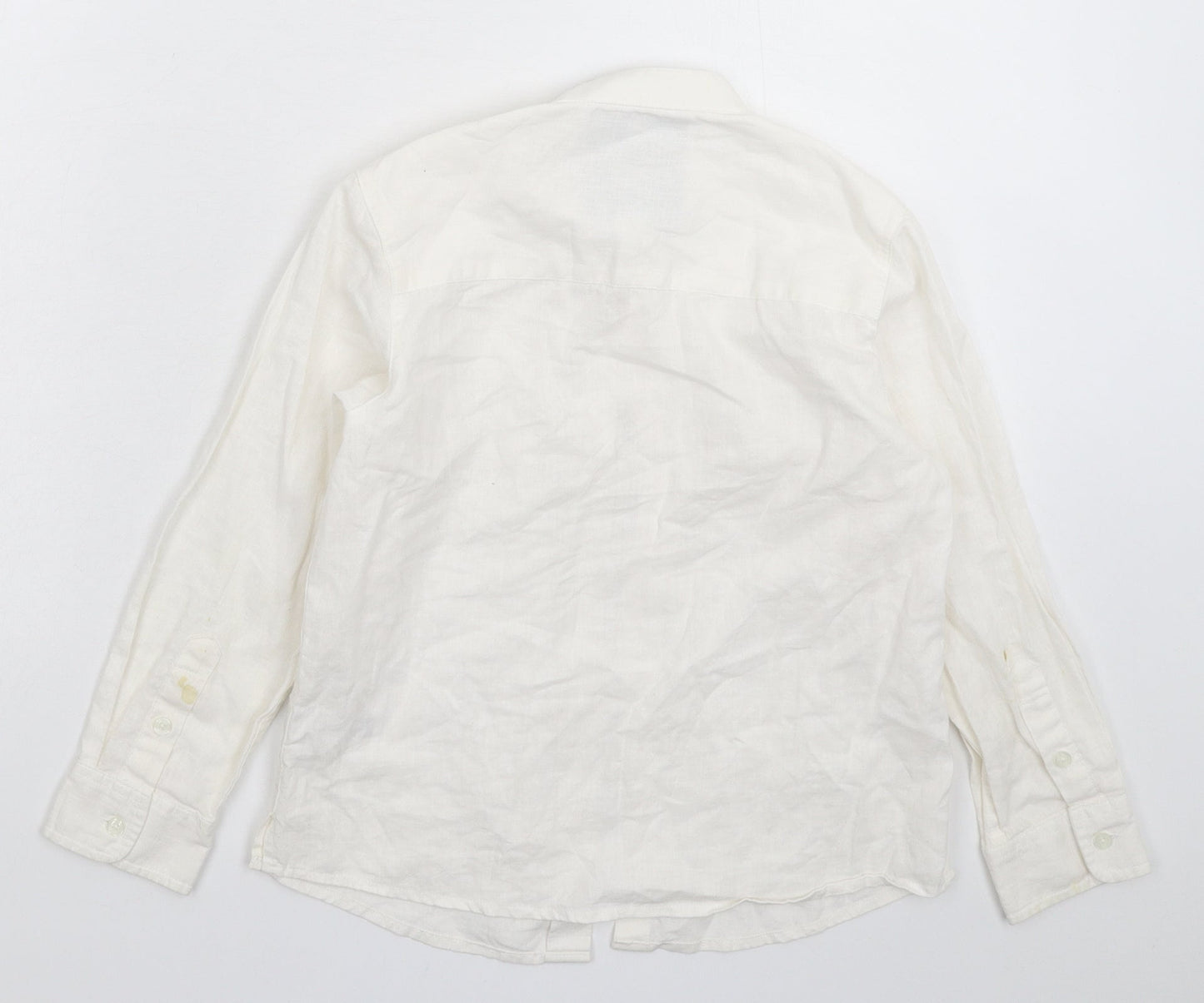 Monsoon Boys White   Basic Button-Up Size 8 Years