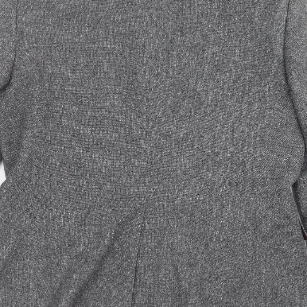 Fellini Mens Grey   Jacket Suit Jacket Size 40