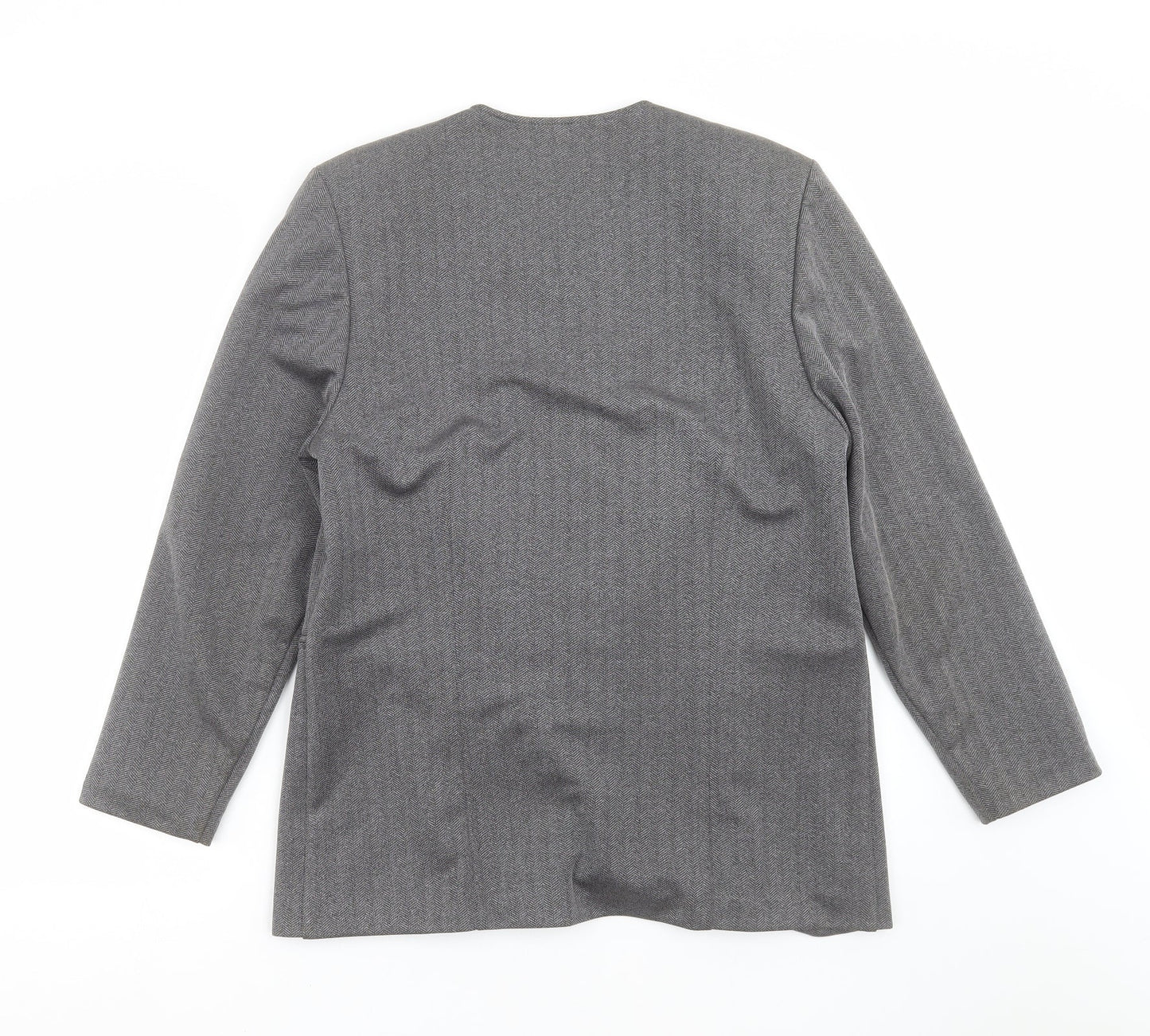Karelia Womens Grey   Jacket Suit Jacket Size 14