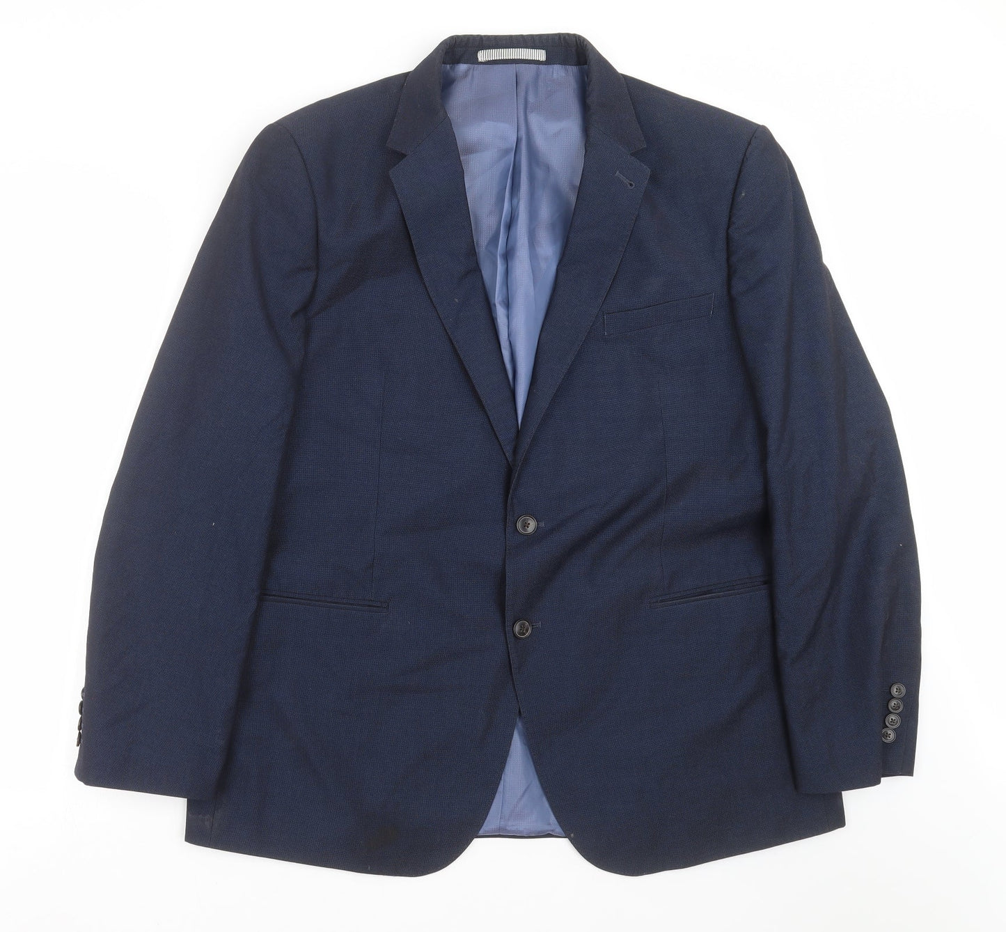 Burton Mens Blue   Jacket Suit Jacket Size 46  - Tailored fit