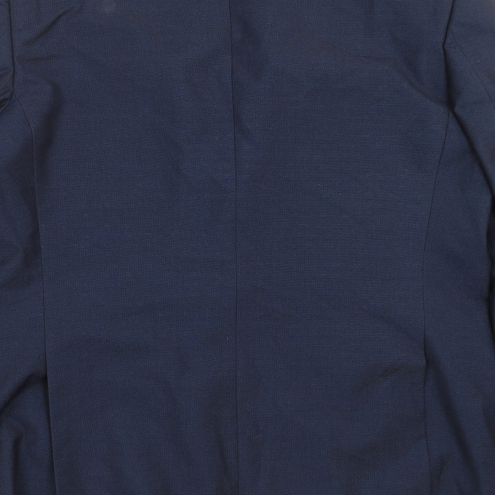 Burton Mens Blue   Jacket Suit Jacket Size 46  - Tailored fit