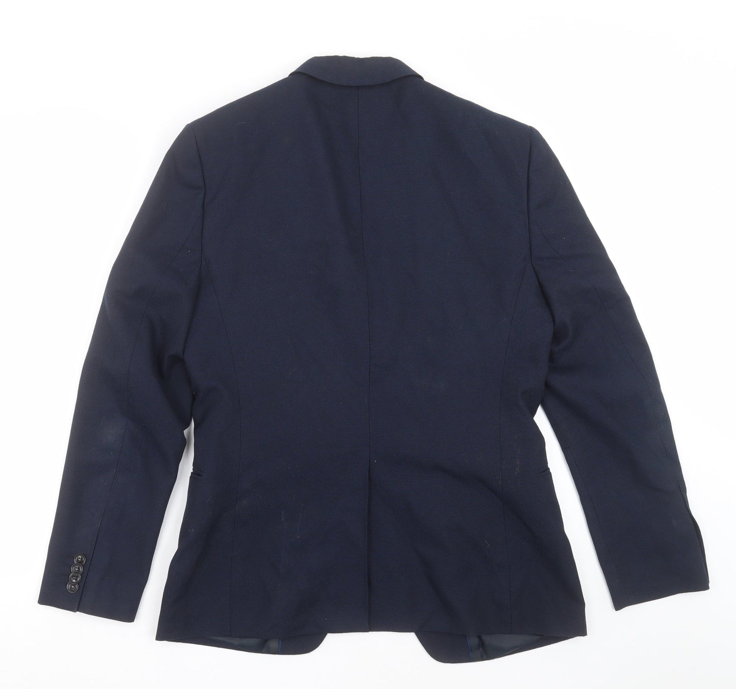 Topman Mens Blue   Jacket Suit Jacket Size 38