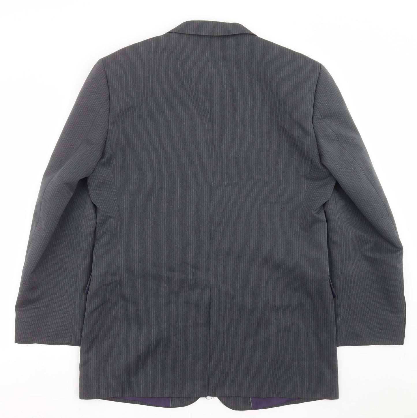 Taylor & Wright Mens Grey Striped  Jacket Suit Jacket Size 42
