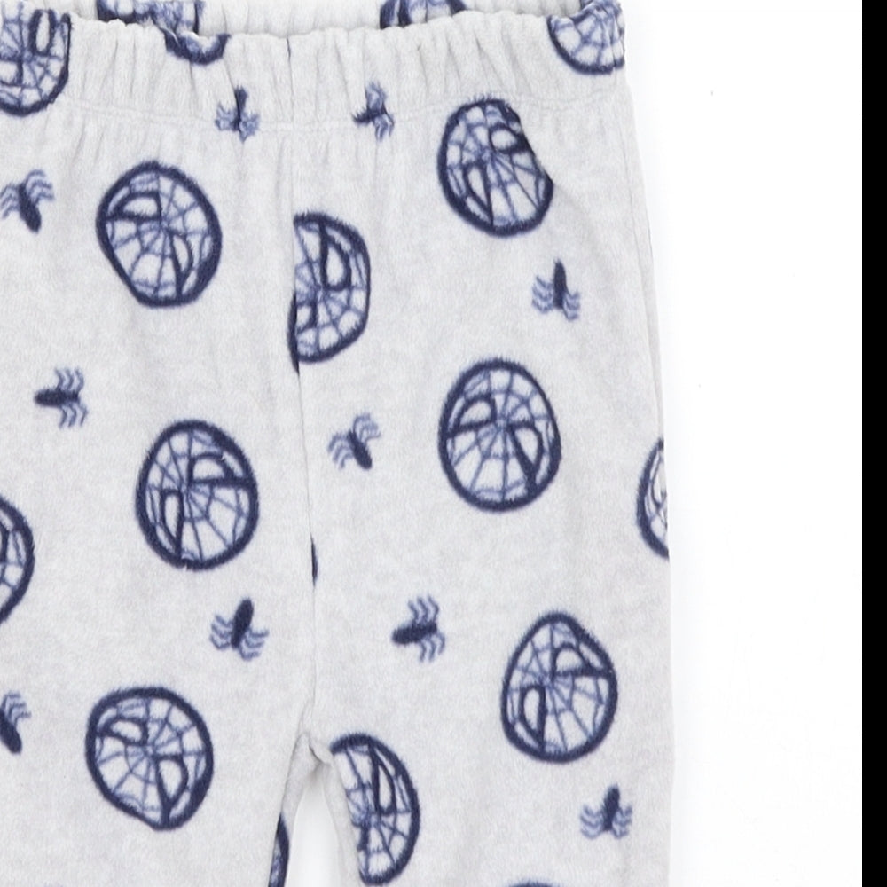 George Baby Grey Solid  Capri Pyjama Pants Size 9-12 Months  - Spiderman