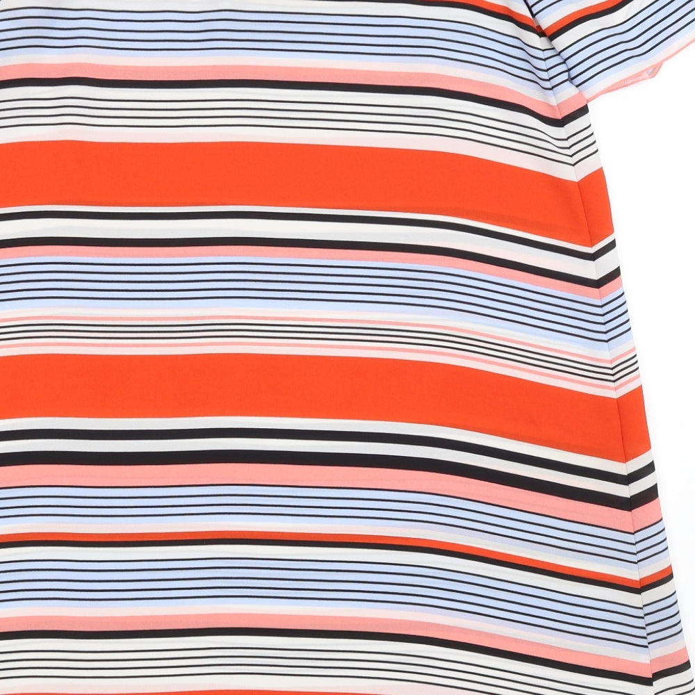 New Look Womens Blue Striped  A-Line  Size 12