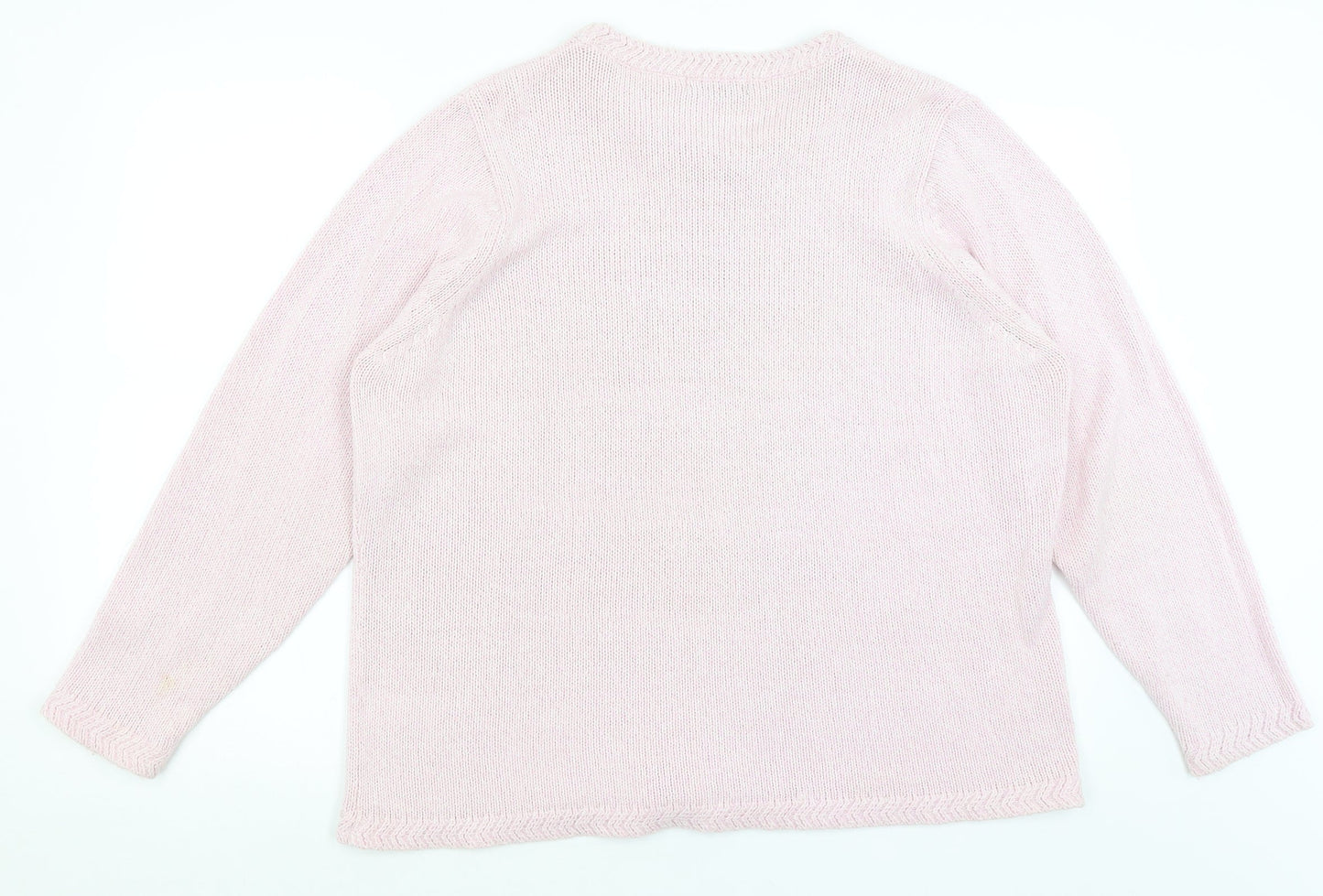 BM Womens Pink   Pullover Jumper Size XL