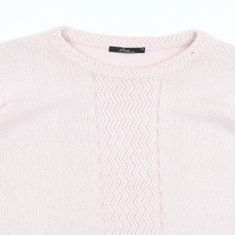 BM Womens Pink   Pullover Jumper Size XL