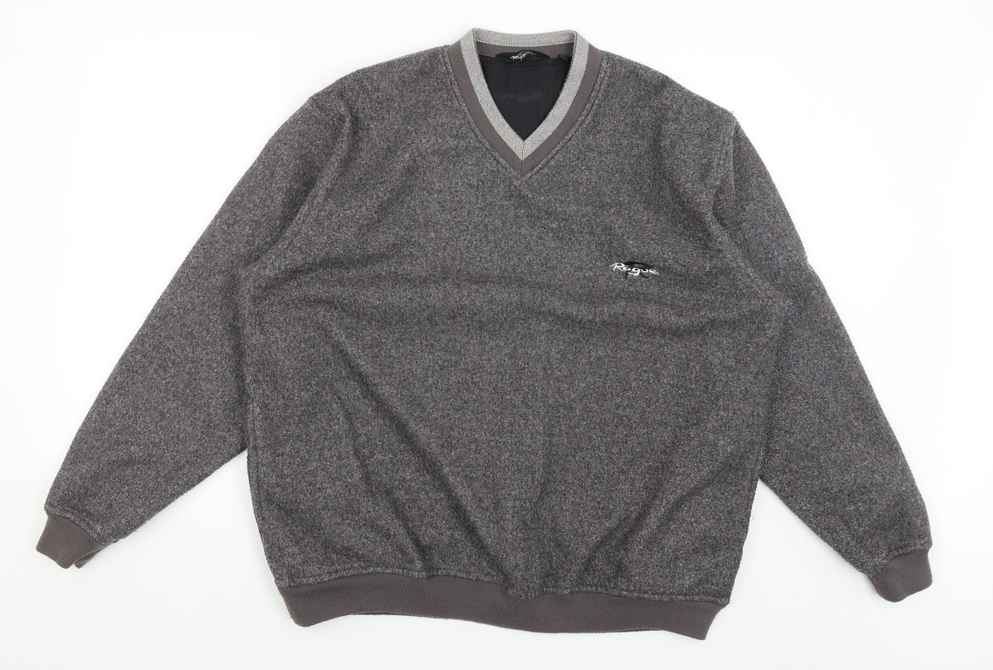 Rogue Mens Grey   Pullover Jumper Size L