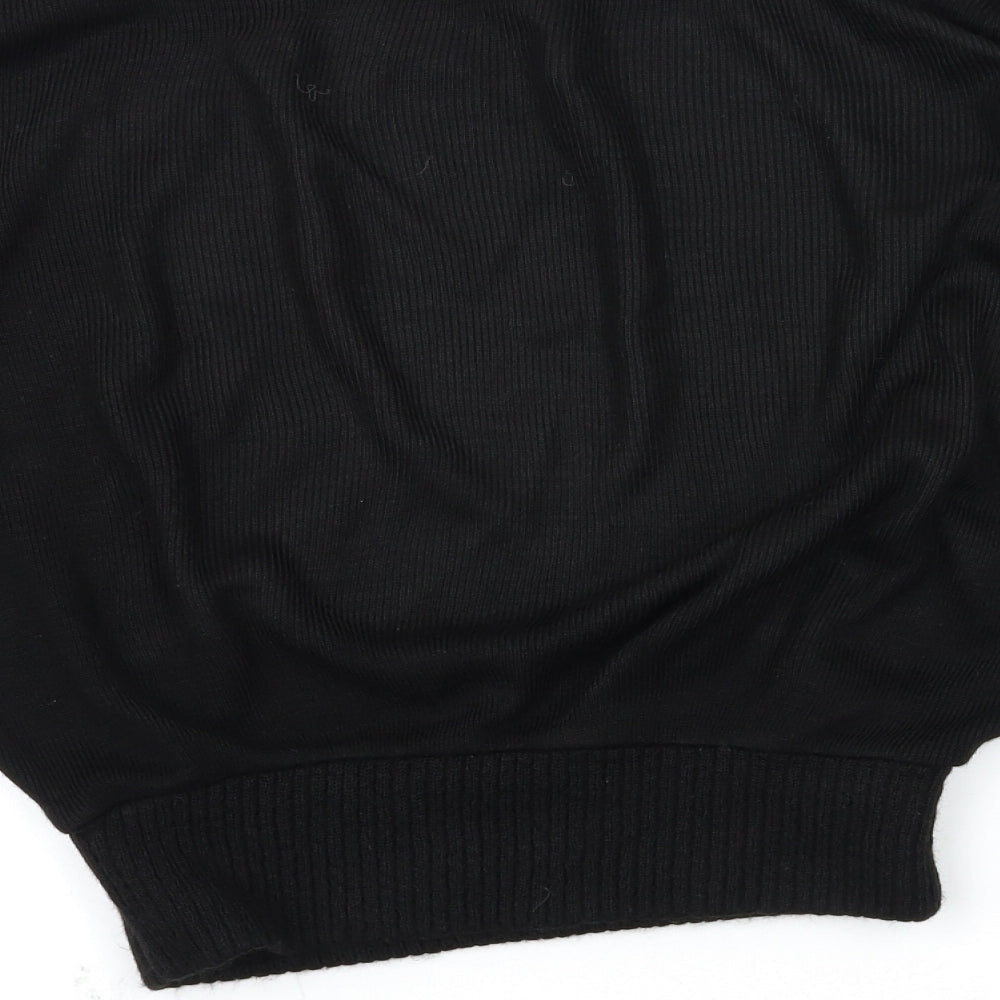 PRETTYLITTLETHING Womens Black   Pullover Jumper Size S