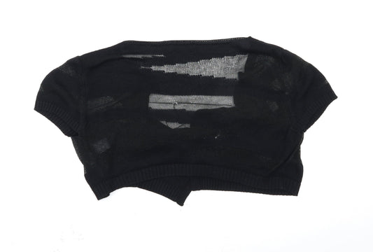 Per Una Womens Black   Cardigan Jumper Size 16