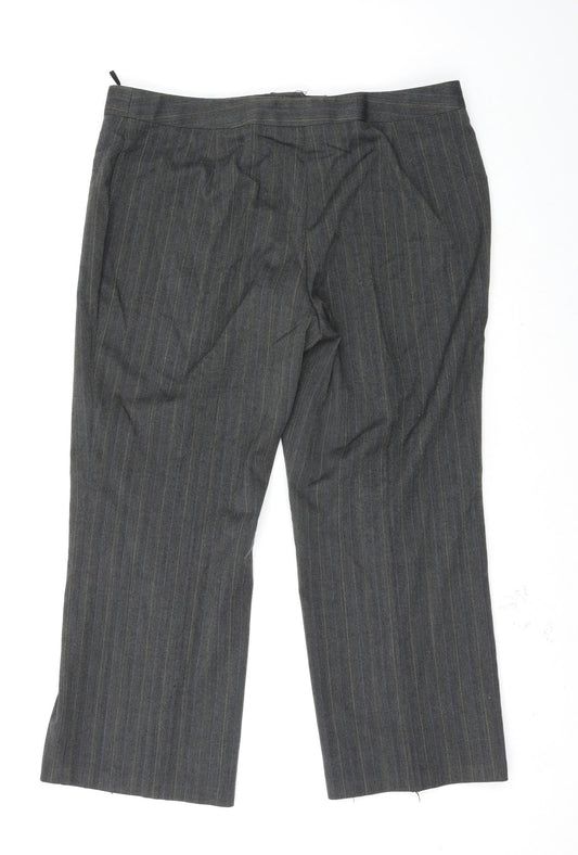 Preworn Womens Grey   Trousers  Size 38 L25 in