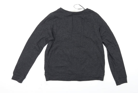 H&M Womens Grey   Pullover Jumper Size XS