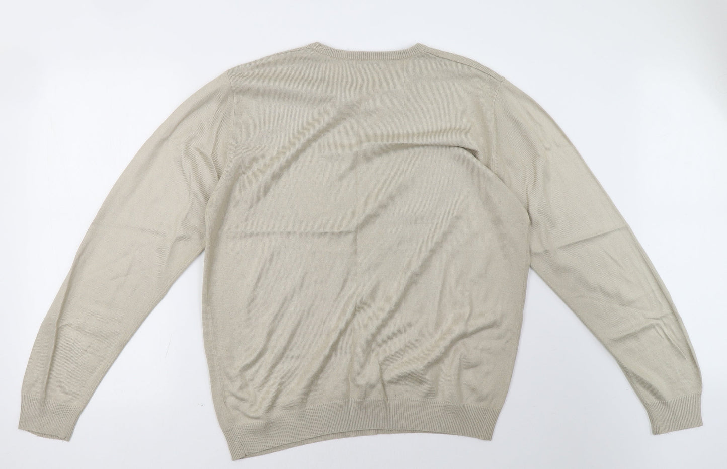 West Rock Mens Beige   Pullover Sweatshirt Size M