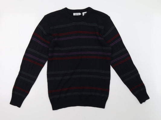 Savatini Mens Blue   Pullover Sweatshirt Size S