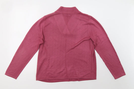 bm  Womens Pink   Pullover Sweatshirt Size M