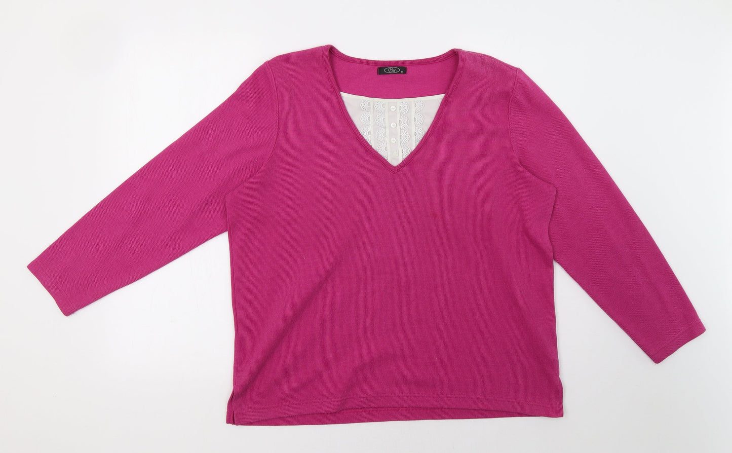BM Womens Purple   Pullover Sweatshirt Size M