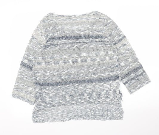 Just Elegance Womens Blue   Pullover Jumper Size S