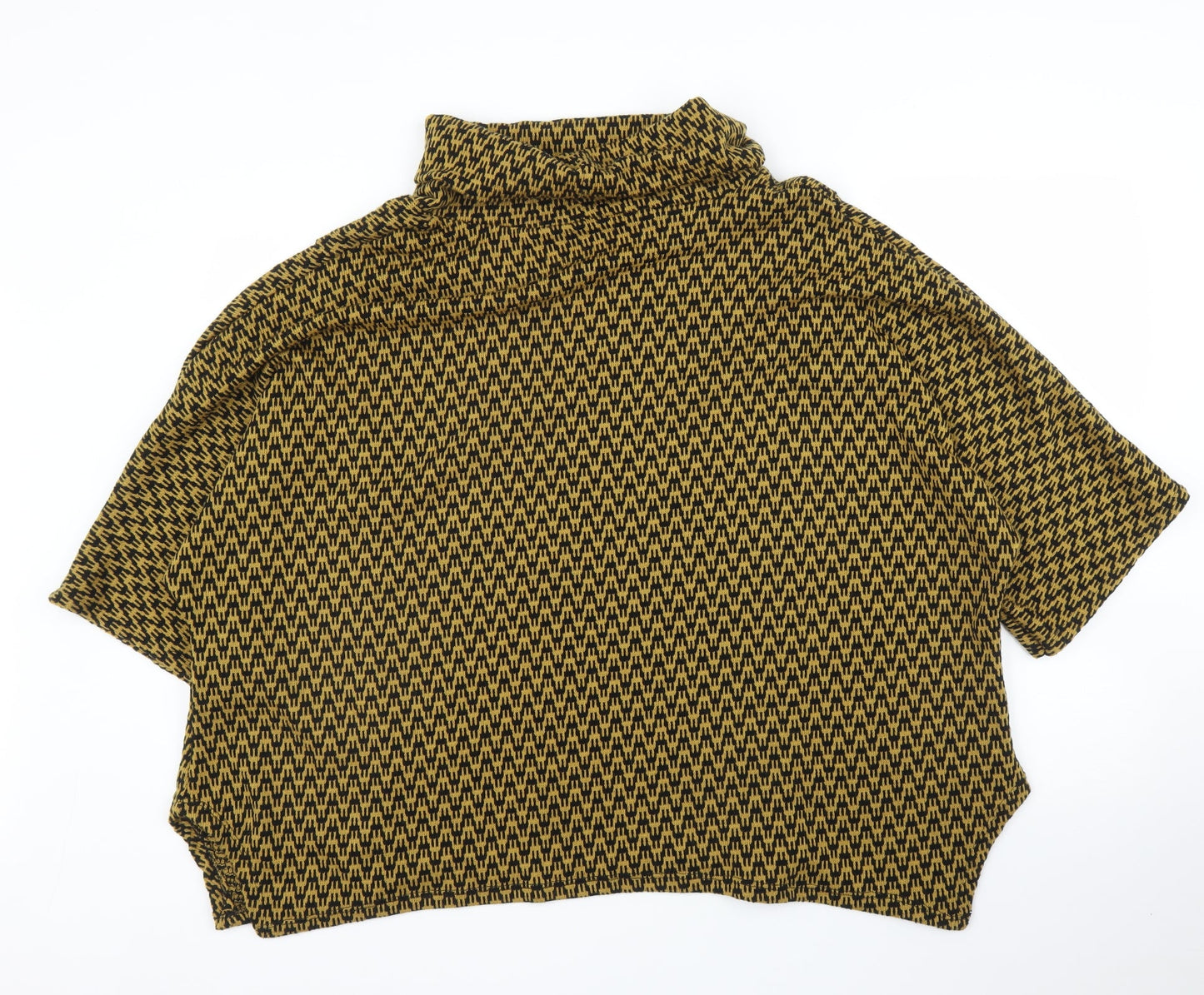 Preworn Womens Yellow Striped  Pullover Jumper One Size